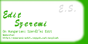 edit szeremi business card